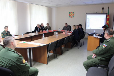 Учебно-методический сбор с военными комиссарами и начальниками отделений планирования