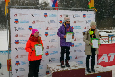 Победители и призеры соревнований в Гришкино. 2 место - Валерия Калгина