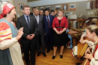 Губернатор Тверской области Андрей Шевелев с рабочим визитом посетил Лихославльский район