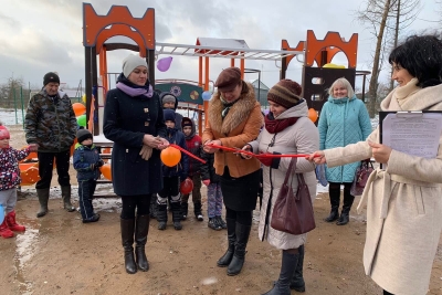 ППМИ-2019: в Калашниково состоялось торжественное открытие детской игровой площадки