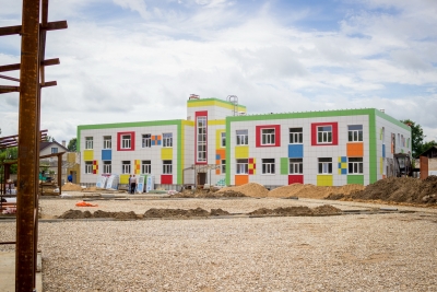 Строительство нового детского сада в Лихославле выходит на завершающий этап