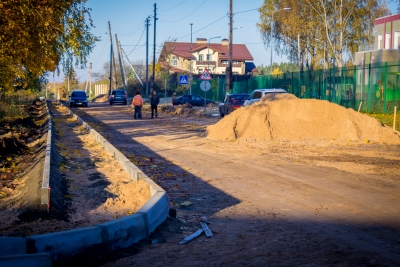 В посёлке Калашниково начался ремонт автомобильной дороги по улице Лесная