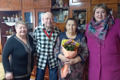 Супруги Зерновы из деревни Александрово отметили 60-летний совместной жизни