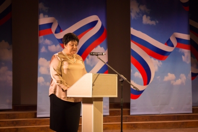 Выступление главы Лихославльского муниципального округа на торжественном мероприятии 12 июня